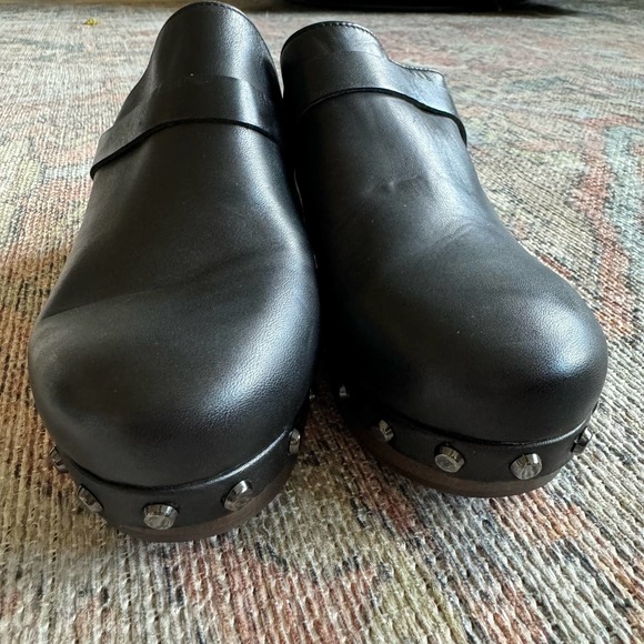 Andre Assous Sofia Clog in Black Stud - Picture 5 of 9